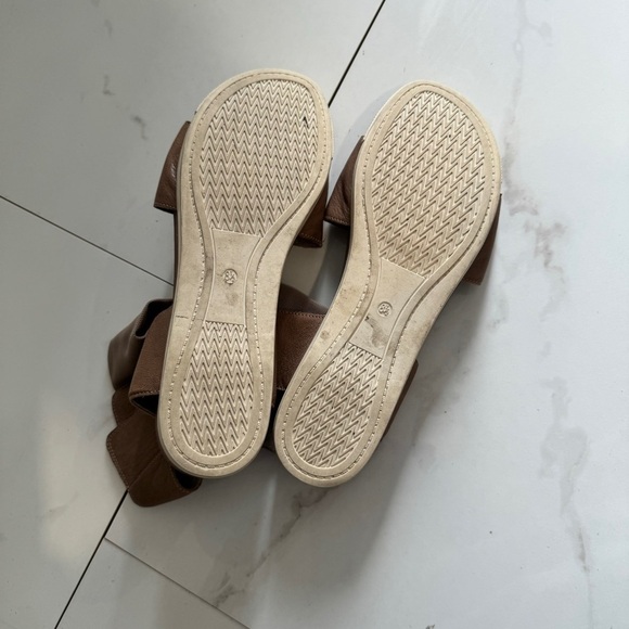 Eileen Fisher Women’s Spree Sport Quartz Leather Ankle Strap Sandals - Picture 5 of 6